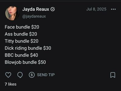 GoddessJaydaR / Jayda Reaux / Jaydareaux / Jaydareauxvip