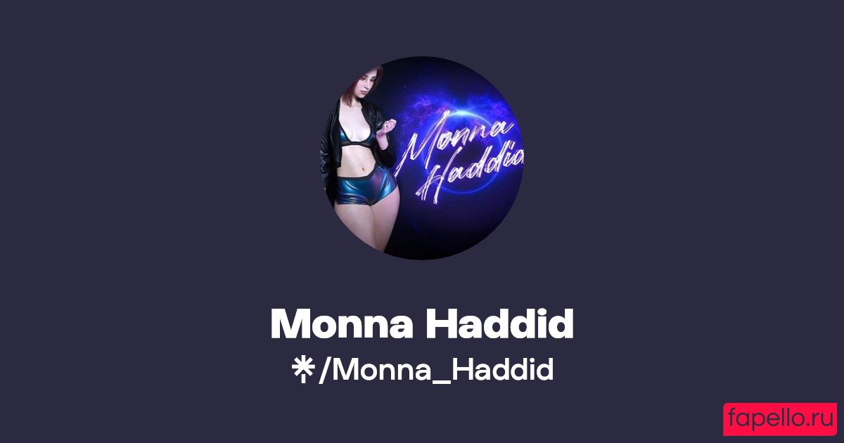 Monna Haddid Onlyfans Photo Gallery 