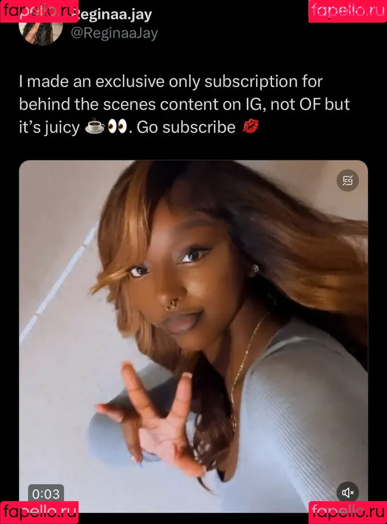 reginaa.jay Onlyfans Photo Gallery 