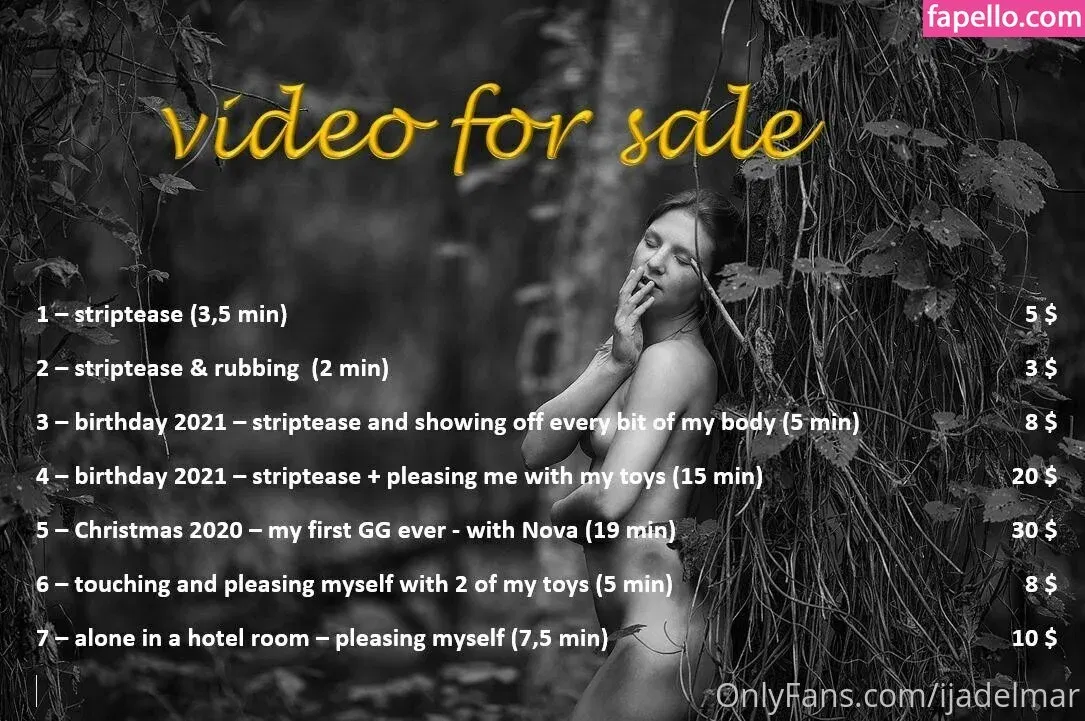 ijadelmar Onlyfans Photo Gallery 