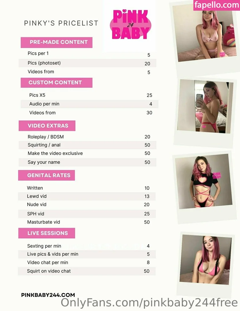 pinkbaby244free Onlyfans Photo Gallery 