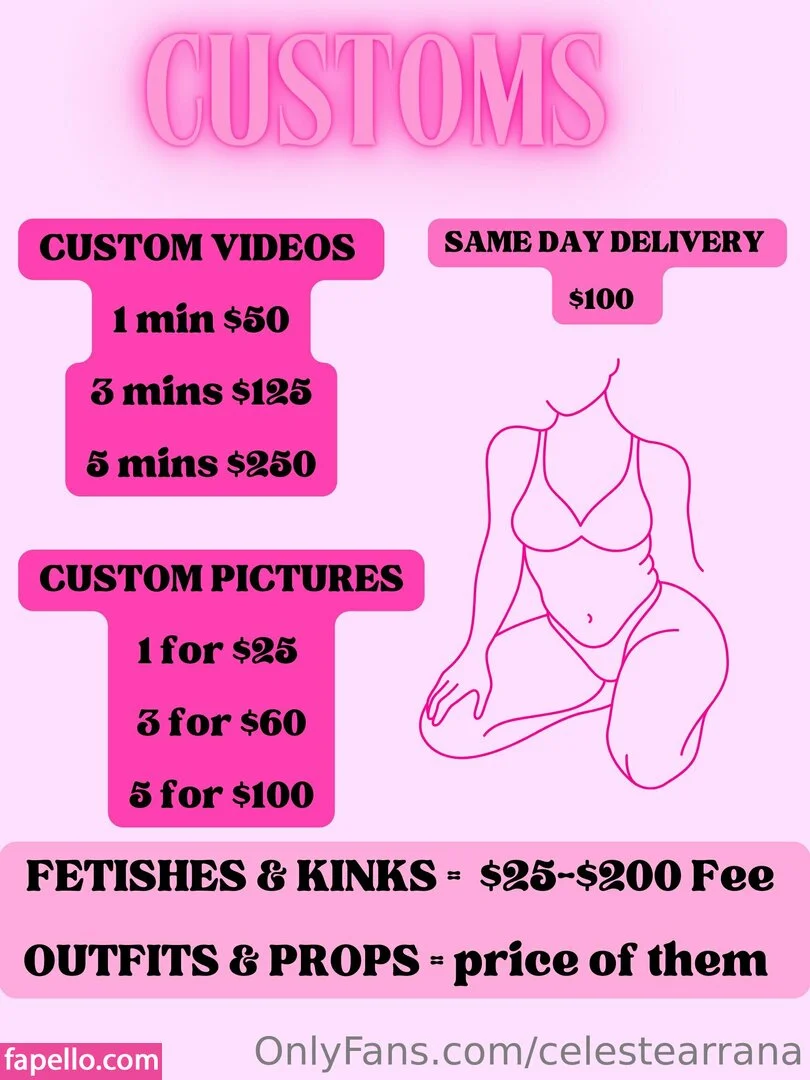 celestearrana Onlyfans Photo Gallery 