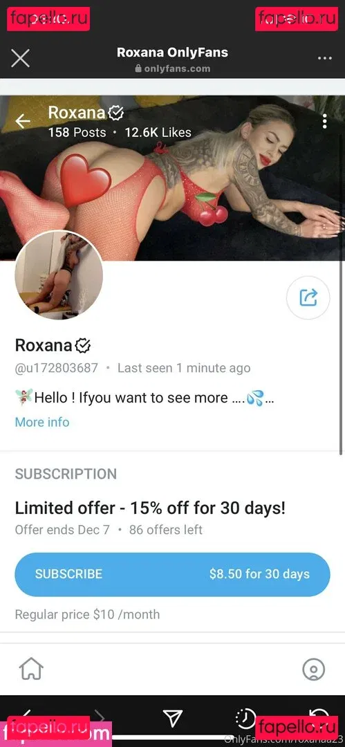 roxanaa23 Onlyfans Photo Gallery 