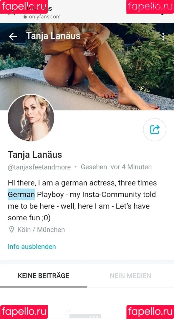 Tanja Lanäus Onlyfans Photo Gallery 