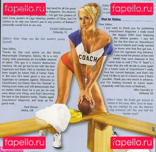 WWE Michelle McCool Onlyfans Photo Gallery 