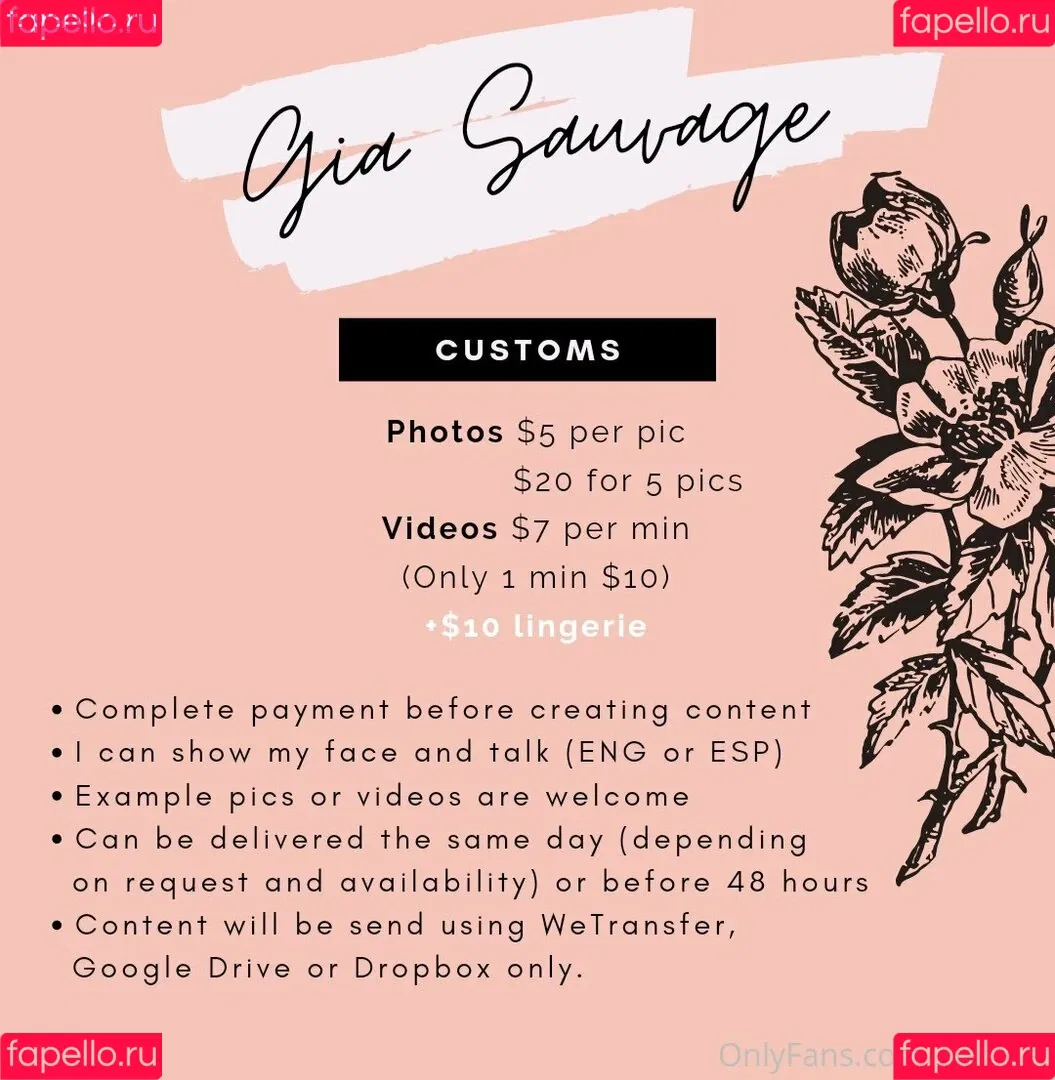 giasauvage_free Onlyfans Photo Gallery 