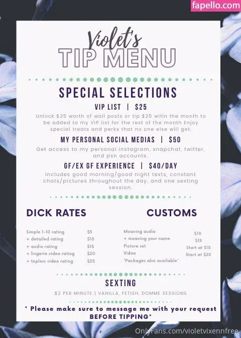 violetvixennfree Onlyfans Photo Gallery 