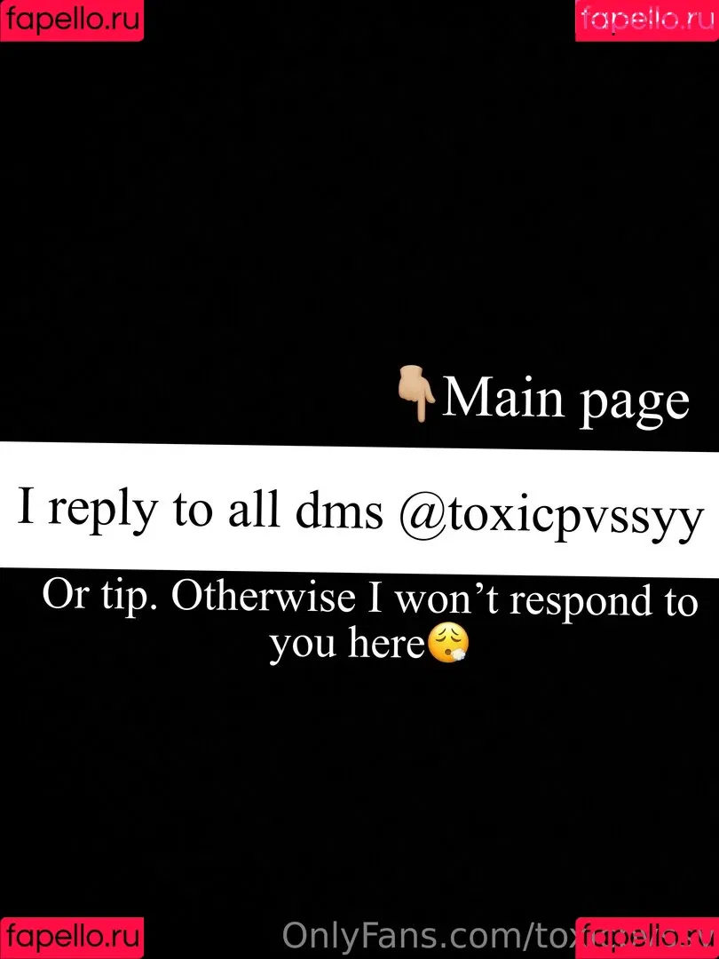 toxicpvssy Onlyfans Photo Gallery 