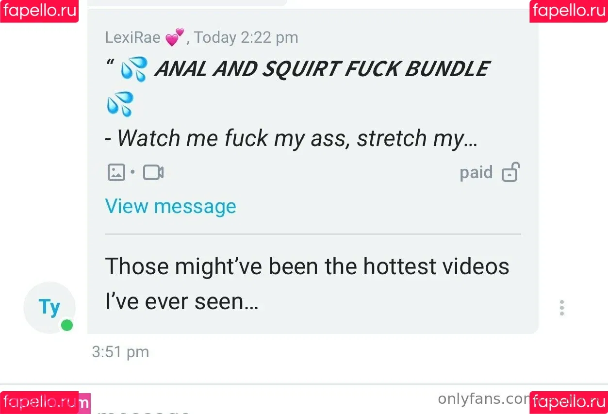 lexiraex Onlyfans Photo Gallery 