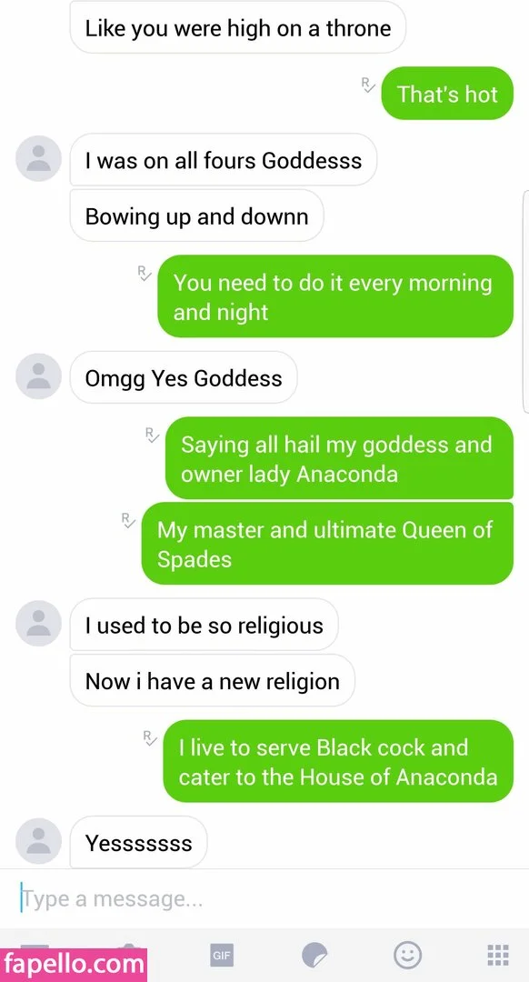 Anacondanoire Onlyfans Photo Gallery 