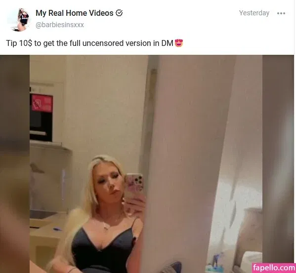 Barbie Sins Onlyfans Photo Gallery 