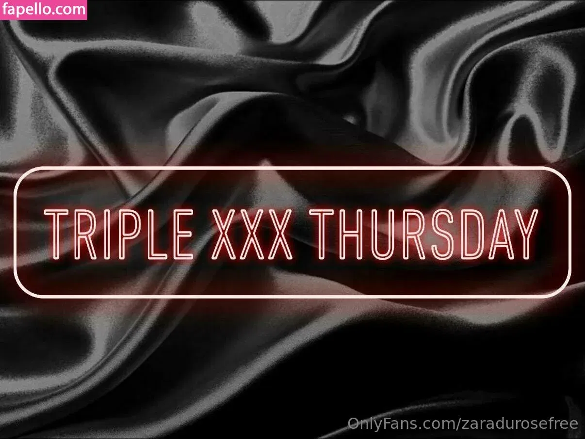 zaradurosefree Onlyfans Photo Gallery 