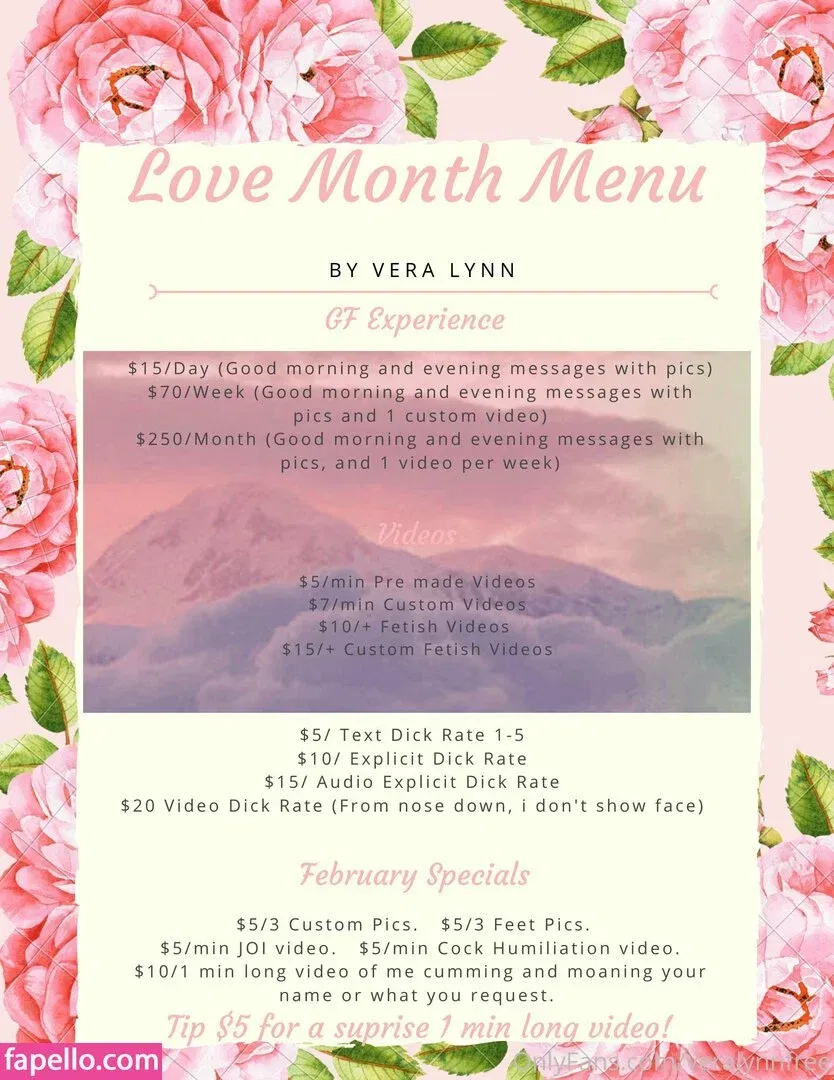 veralynnfree Onlyfans Photo Gallery 