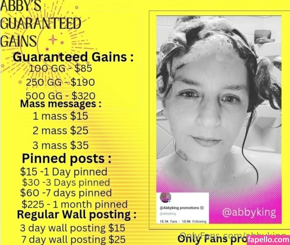 abbyking Onlyfans Photo Gallery 