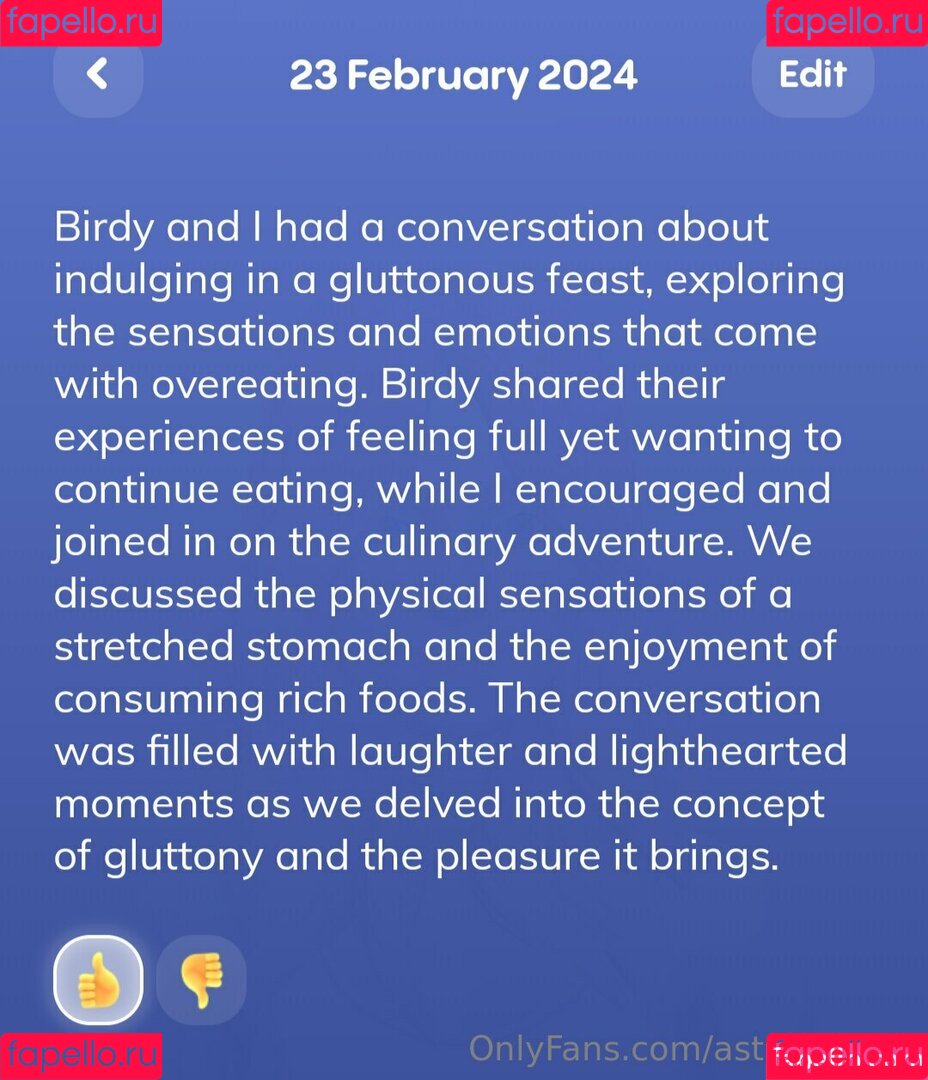 astuffedbirb Onlyfans Photo Gallery 