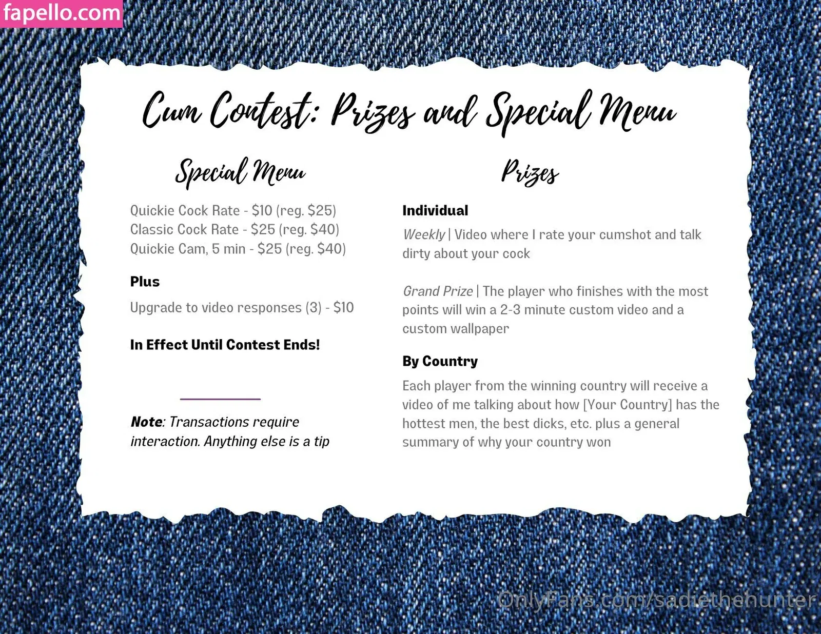 sadiethehunter Onlyfans Photo Gallery 