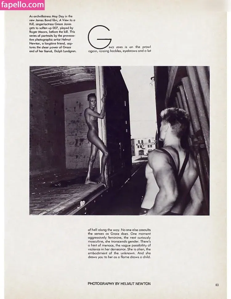 Grace Jones Onlyfans Photo Gallery 