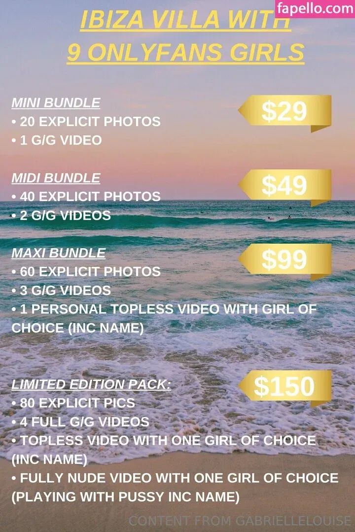 gabriellelouise Onlyfans Photo Gallery 