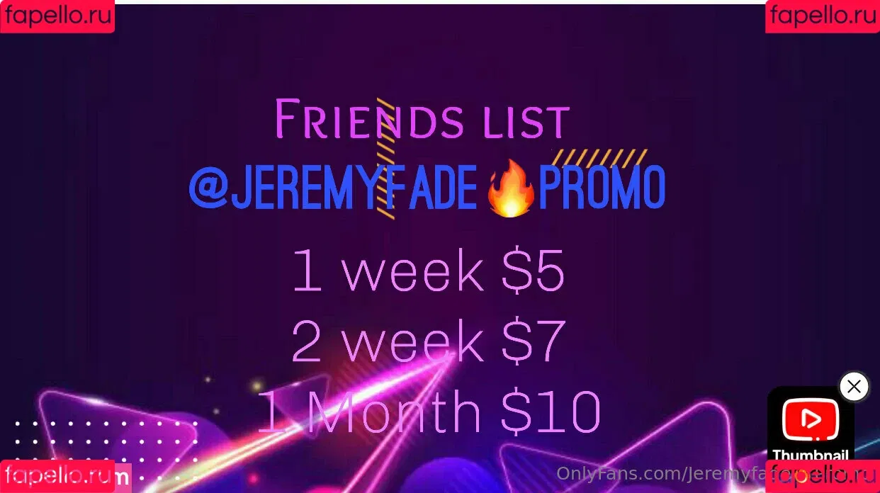 jeremyfade Onlyfans Photo Gallery 