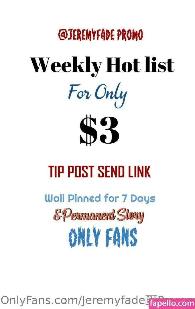 jeremyfade Onlyfans Photo Gallery 