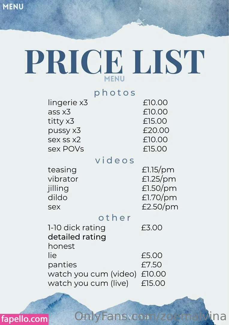 zoemalvina Onlyfans Photo Gallery 