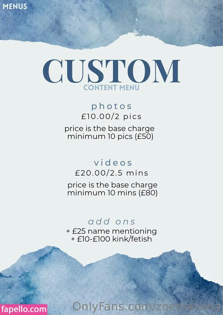 zoemalvina Onlyfans Photo Gallery 