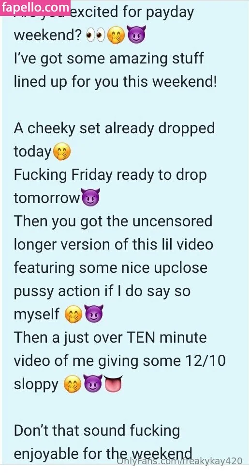 freakykay420 Onlyfans Photo Gallery 