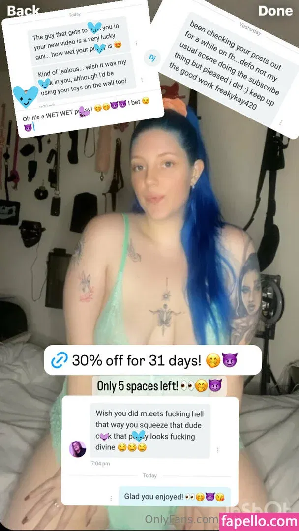freakykay420 Onlyfans Photo Gallery 