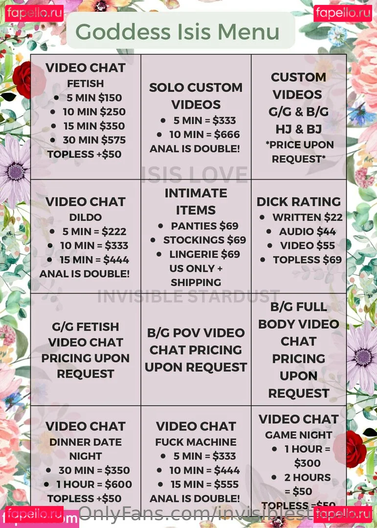 invisiblestardust Onlyfans Photo Gallery 