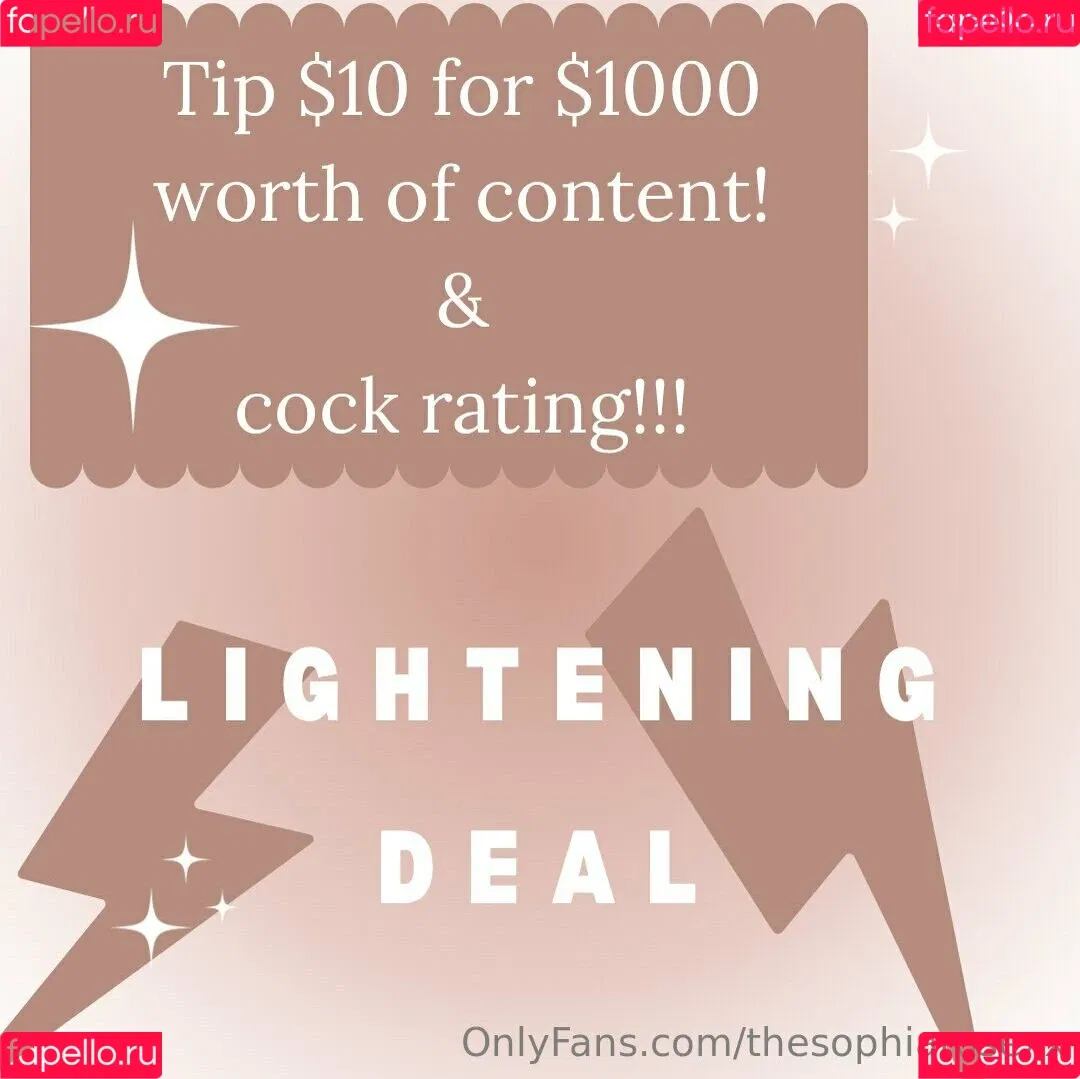 thesophiarosexx Onlyfans Photo Gallery 