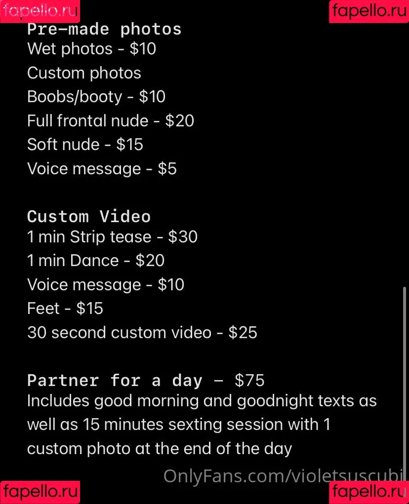 violetsuccubi Onlyfans Photo Gallery 