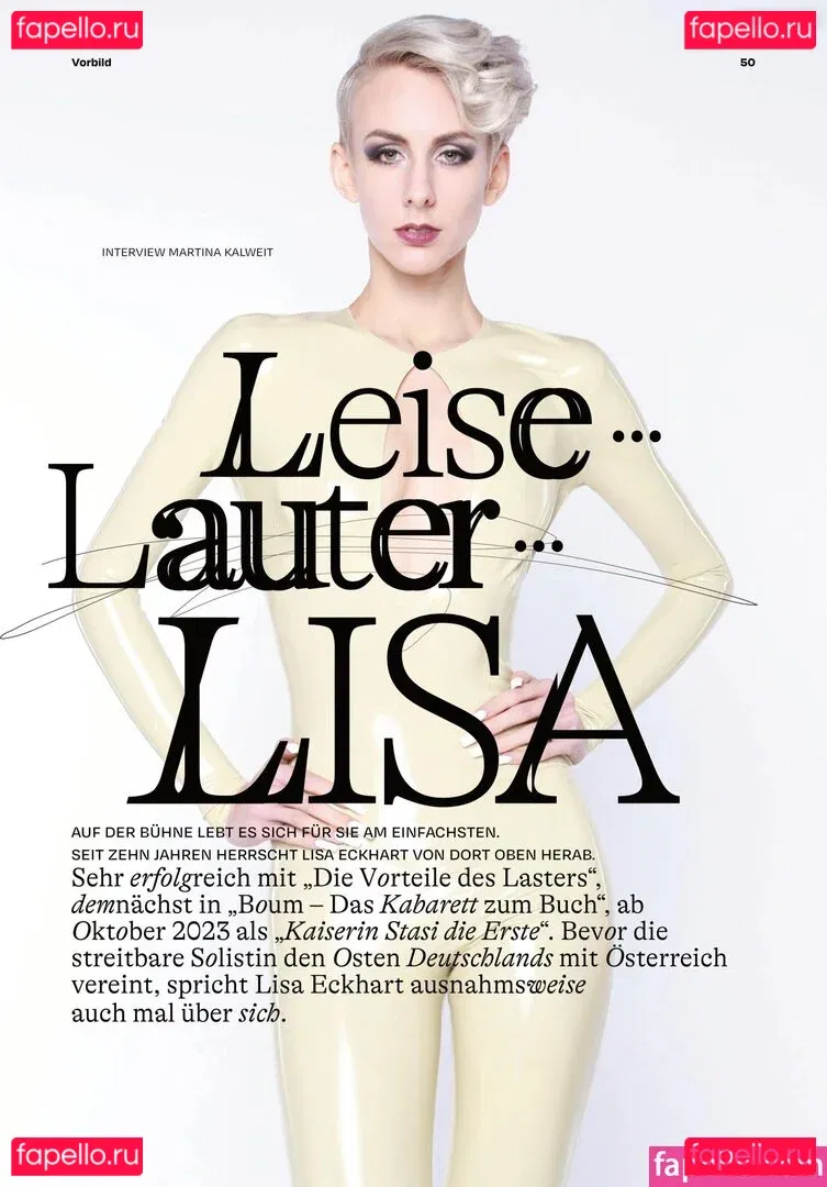 Lisa Eckhart Onlyfans Photo Gallery 