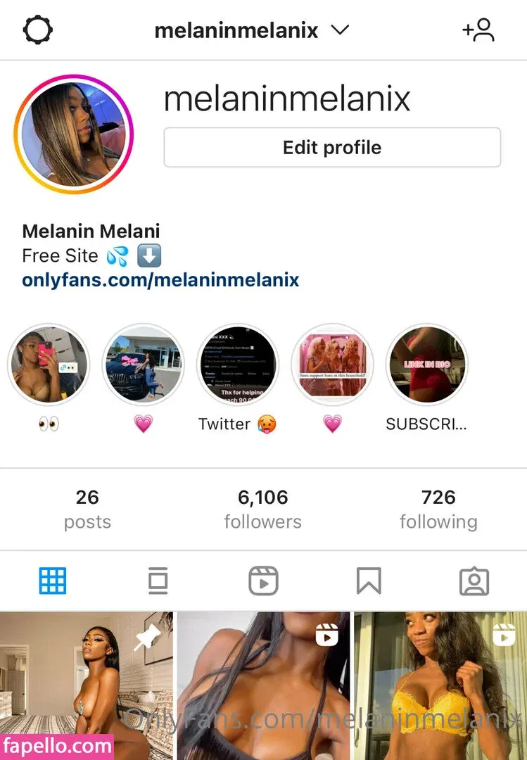 melaninmelanix Onlyfans Photo Gallery 
