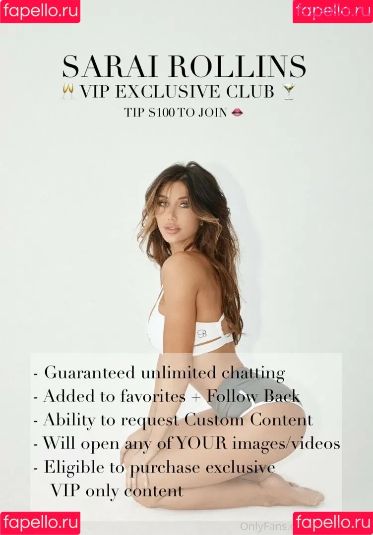 sarairollins Onlyfans Photo Gallery 