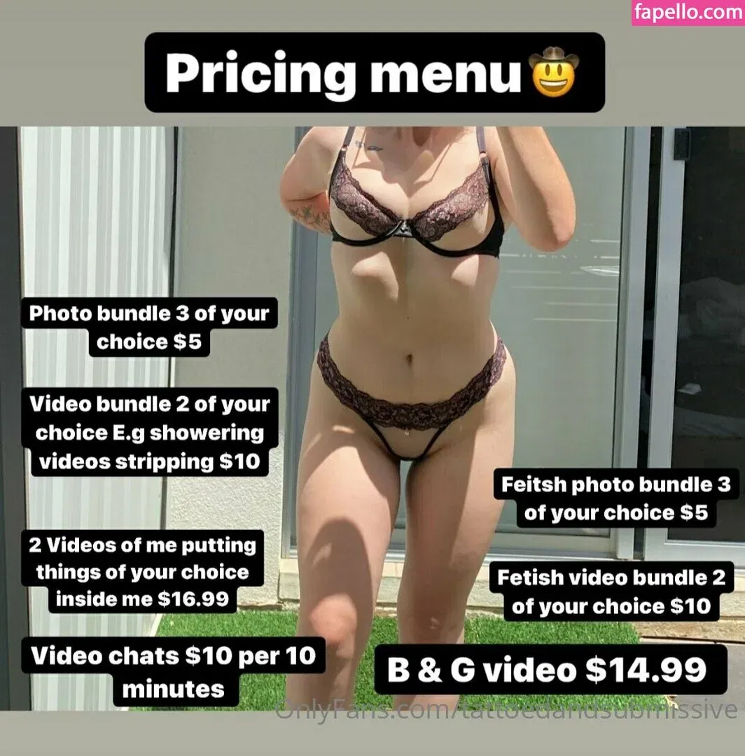 tattoedandsubmissive Onlyfans Photo Gallery 