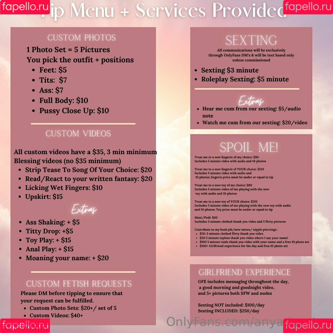 anyadaystar Onlyfans Photo Gallery 