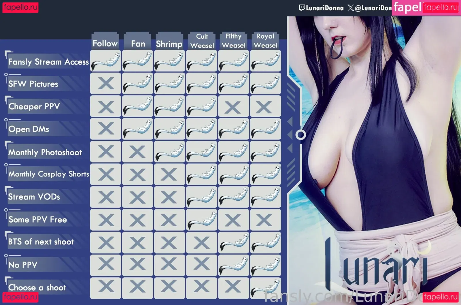 LunariDonna Onlyfans Photo Gallery 