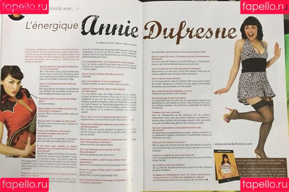 Annie Dufresne Onlyfans Photo Gallery 