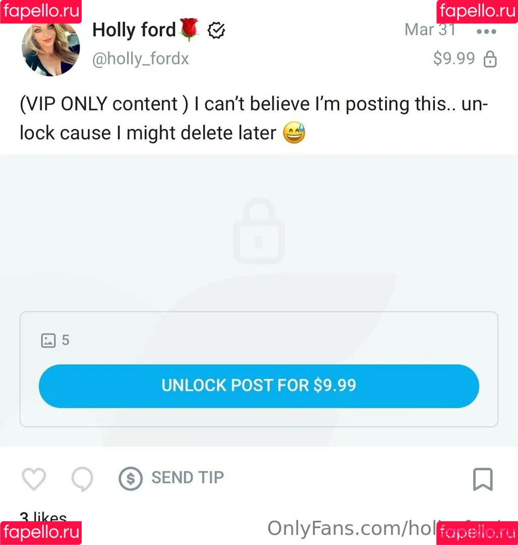 holly_fordx Onlyfans Photo Gallery 