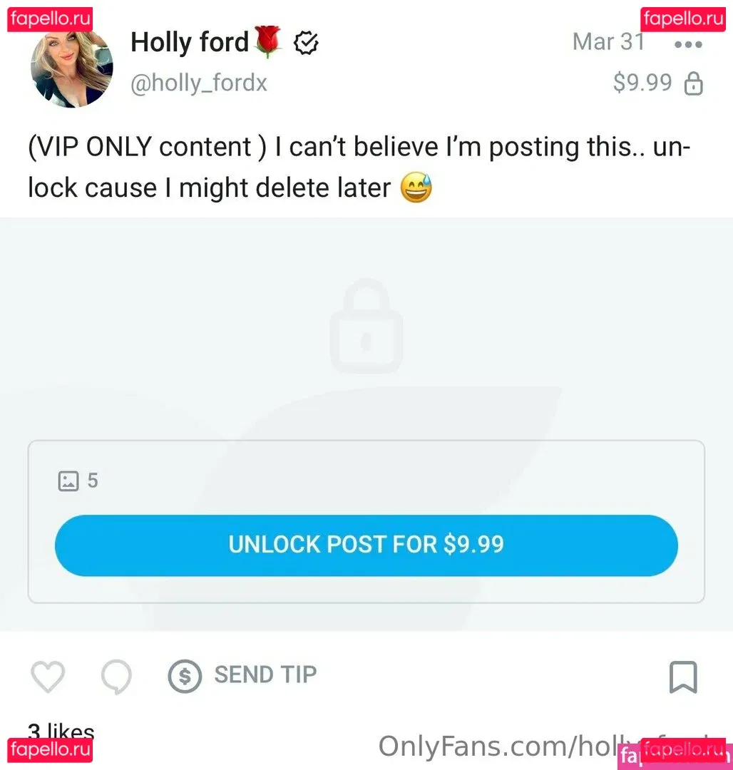 holly_fordx Onlyfans Photo Gallery 