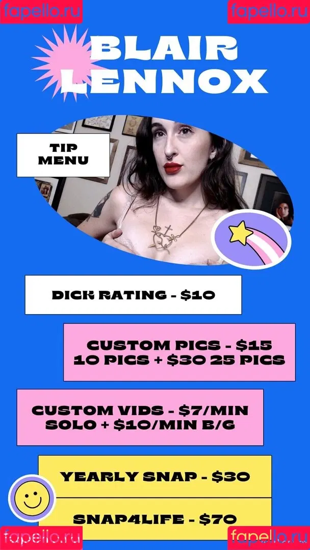 blairlennoxx Onlyfans Photo Gallery 