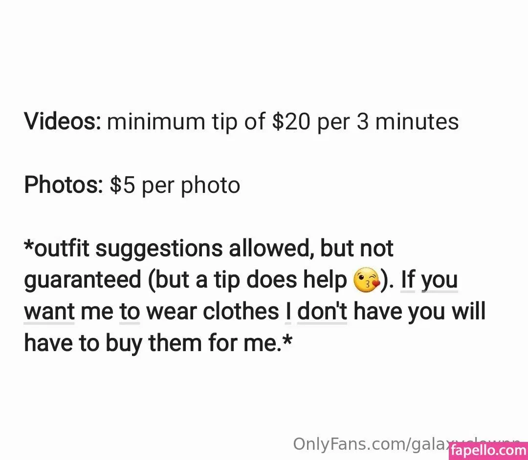 galaxyclownn Onlyfans Photo Gallery 