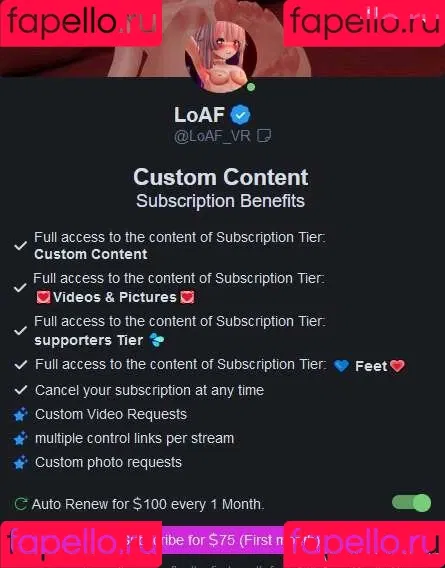 LoAF_VR Onlyfans Photo Gallery 