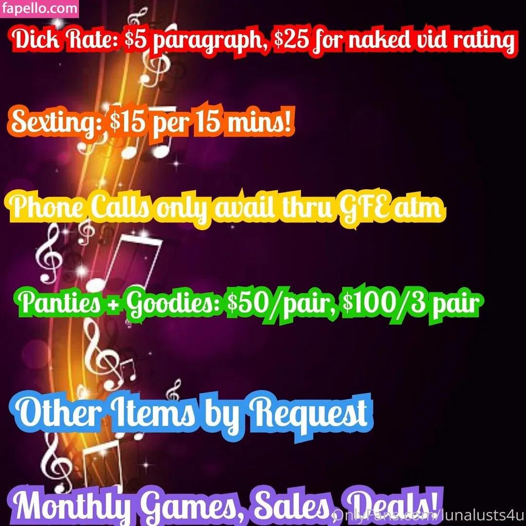 lunalusts4u Onlyfans Photo Gallery 