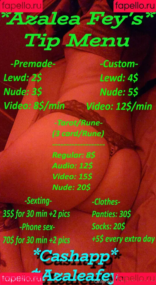azaleafeyfree Onlyfans Photo Gallery 