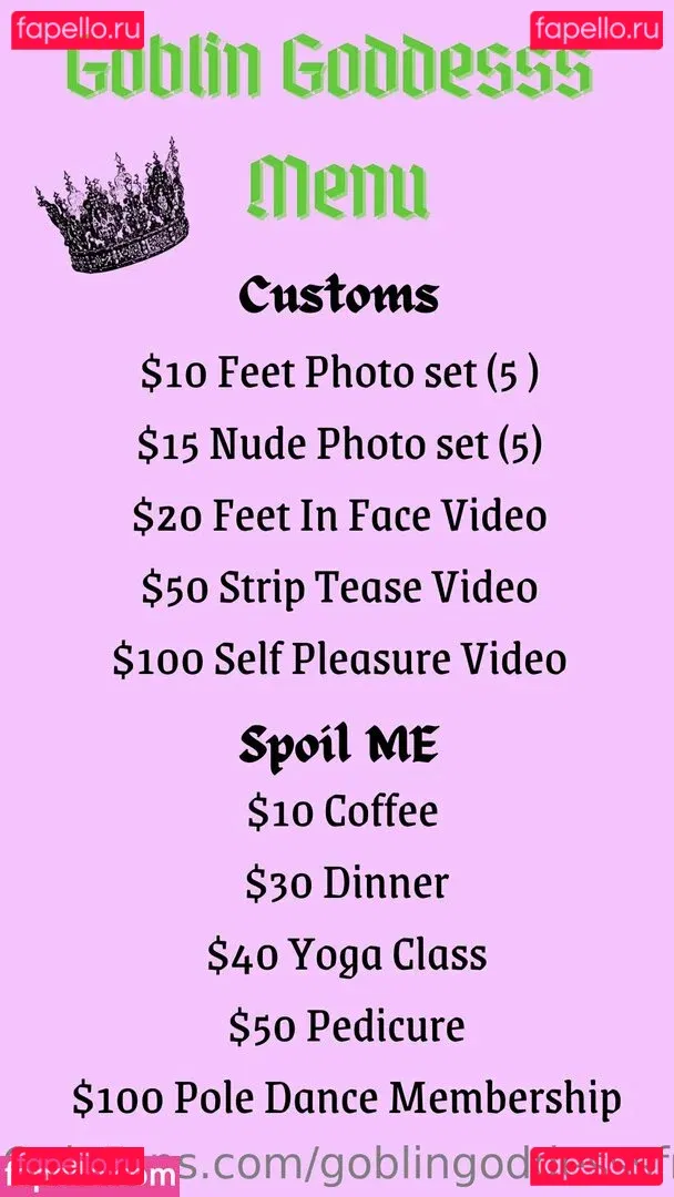 goblingoddesssfree Onlyfans Photo Gallery 