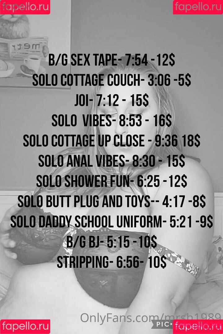 mrsh1989 Onlyfans Photo Gallery 