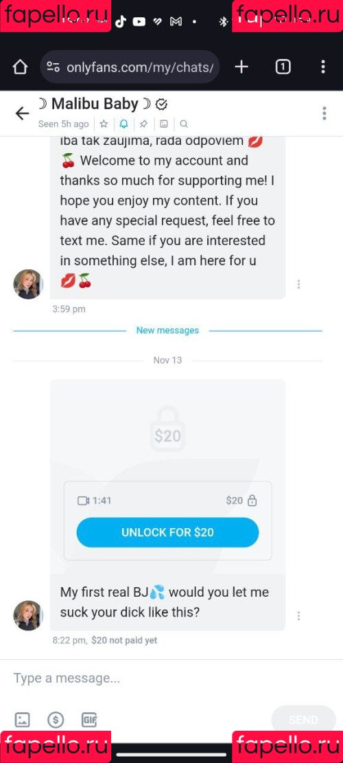 malibubaby666 Onlyfans Photo Gallery 