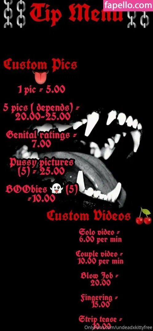 undeadxkittyfree Onlyfans Photo Gallery 