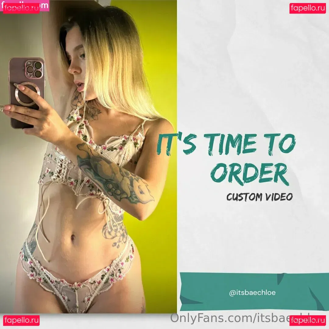 itsbaechloe Onlyfans Photo Gallery 